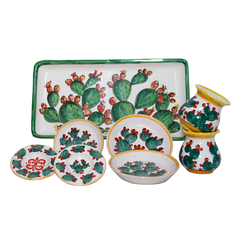 Set ceramica Fichi d'India